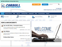 Tablet Screenshot of carrollwsd.com